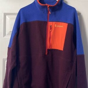 Cotopaxi Men's Colorblock Quarter Zip Fleece LARGE